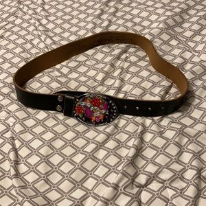 Ed Hardy Belt and belt buckle size L